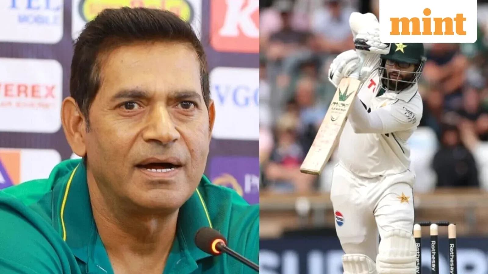 Cricketer batting during a match, coach speaking Cricketer batting during a match, coach speaking