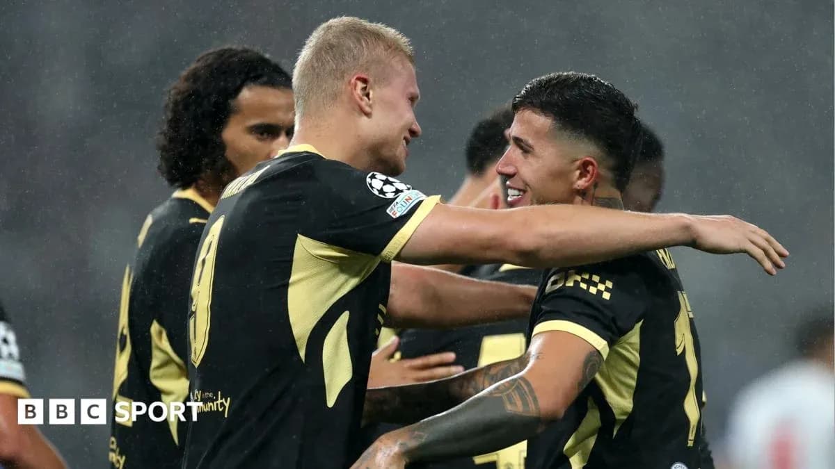 Players celebrating after a goal during match Players celebrating after a goal during match
