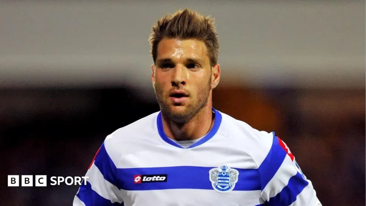 Player in QPR jersey during a match Player in QPR jersey during a match