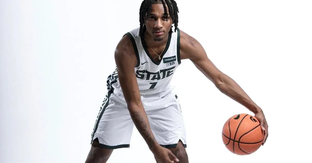 Basketball player dribbling with ball in studio Basketball player dribbling with ball in studio