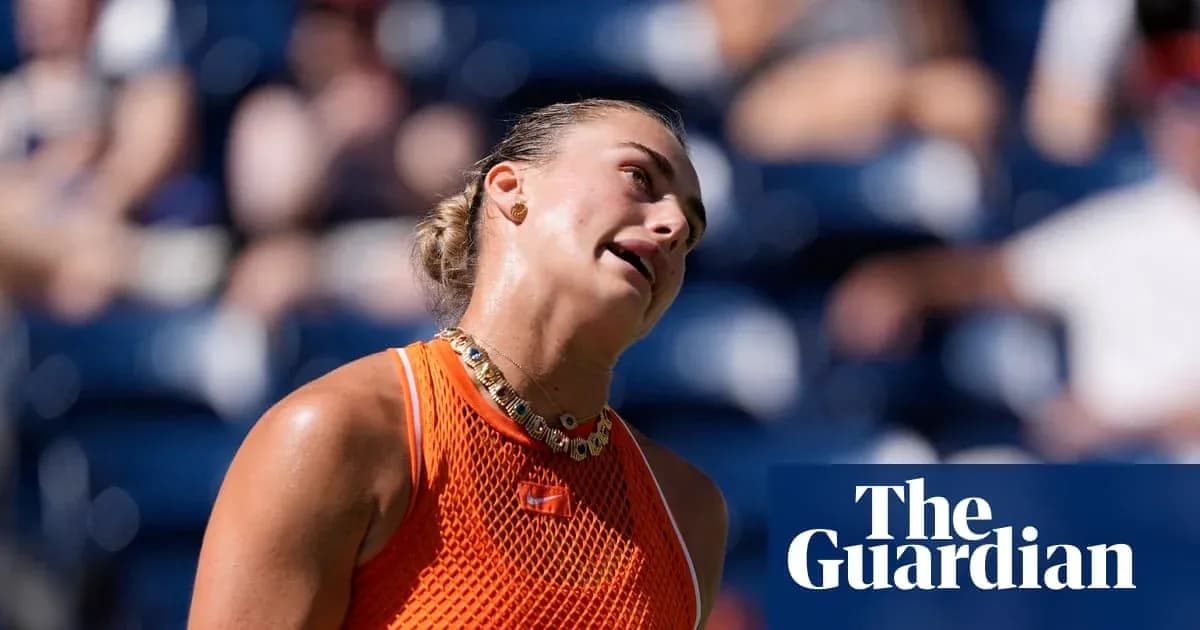 Tennis player reacting during a match on court Tennis player reacting during a match on court