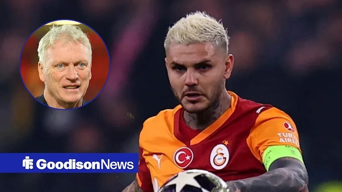 Player in Galatasaray kit during match action Player in Galatasaray kit during match action