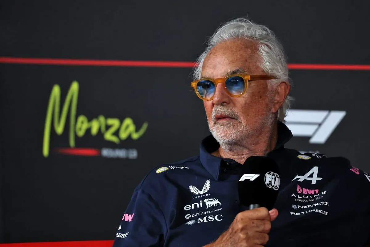 Team principal speaking at Monza press conference Team principal speaking at Monza press conference