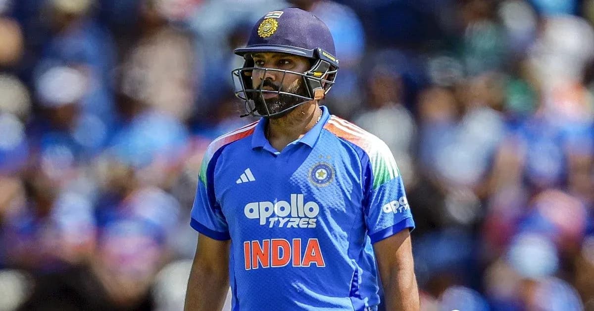 Rohit Sharma walking on the cricket field Rohit Sharma walking on the cricket field