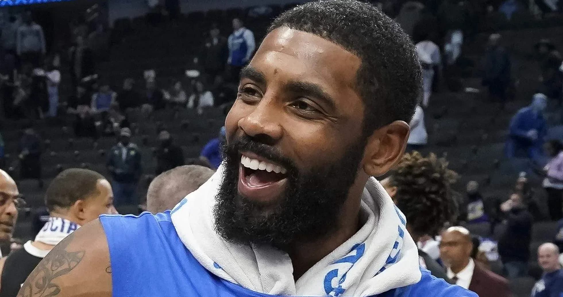 Player celebrating after a basketball game Player celebrating after a basketball game