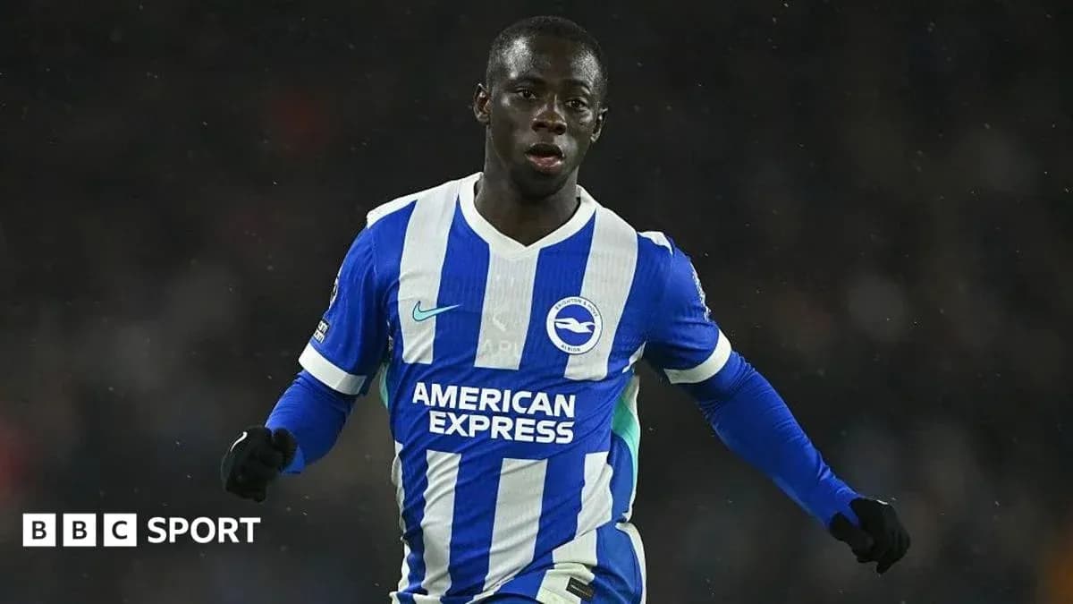 Player celebrating after scoring a goal for Brighton Player celebrating after scoring a goal for Brighton