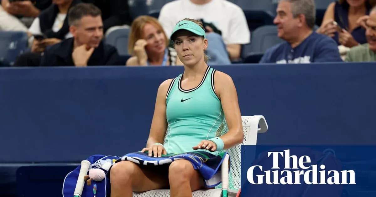 Tennis player sitting on bench during match Tennis player sitting on bench during match