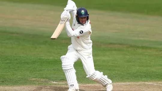 Batsman preparing to hit the ball in cricket match Batsman preparing to hit the ball in cricket match