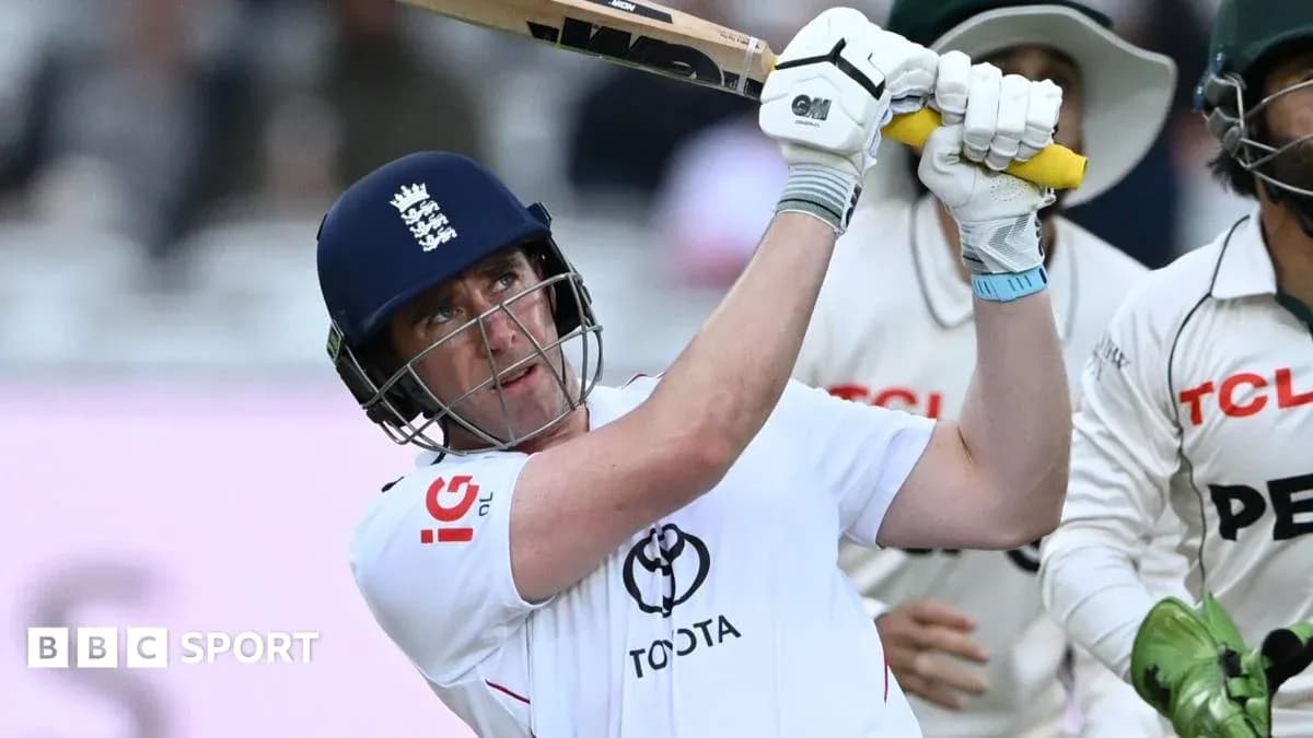 Batsman hitting the ball during cricket match Batsman hitting the ball during cricket match