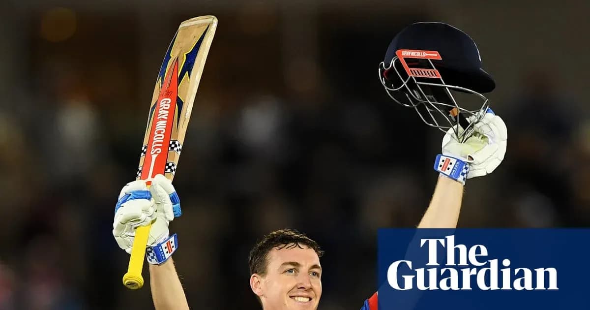 Cricketer celebrating with bat and helmet raised Cricketer celebrating with bat and helmet raised